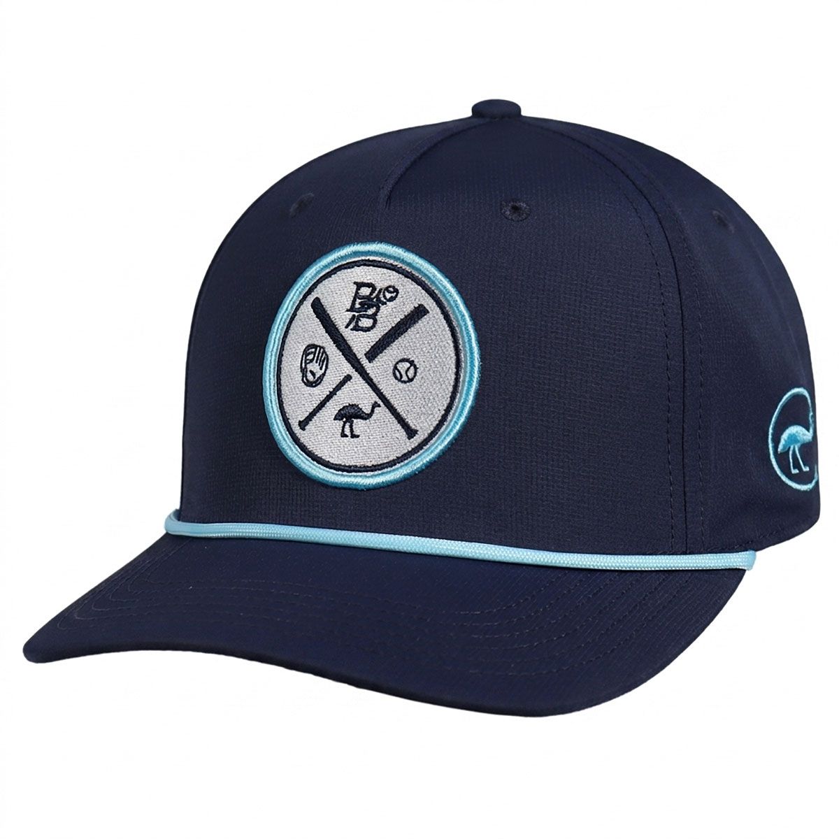Better Baseball Emu Seal Snapback Rope Hat