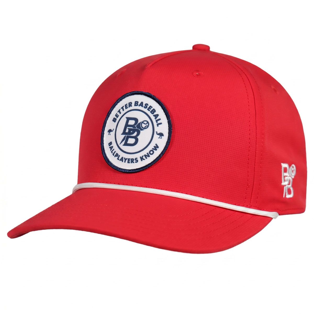 Better Baseball Red Seal Snapback Rope Hat