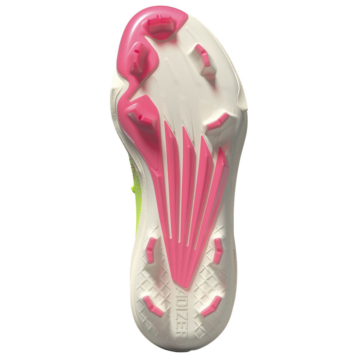 adidas Adizero Electric+ 2.0 Lime/Pink TPU Cleat | Better  display picture 1