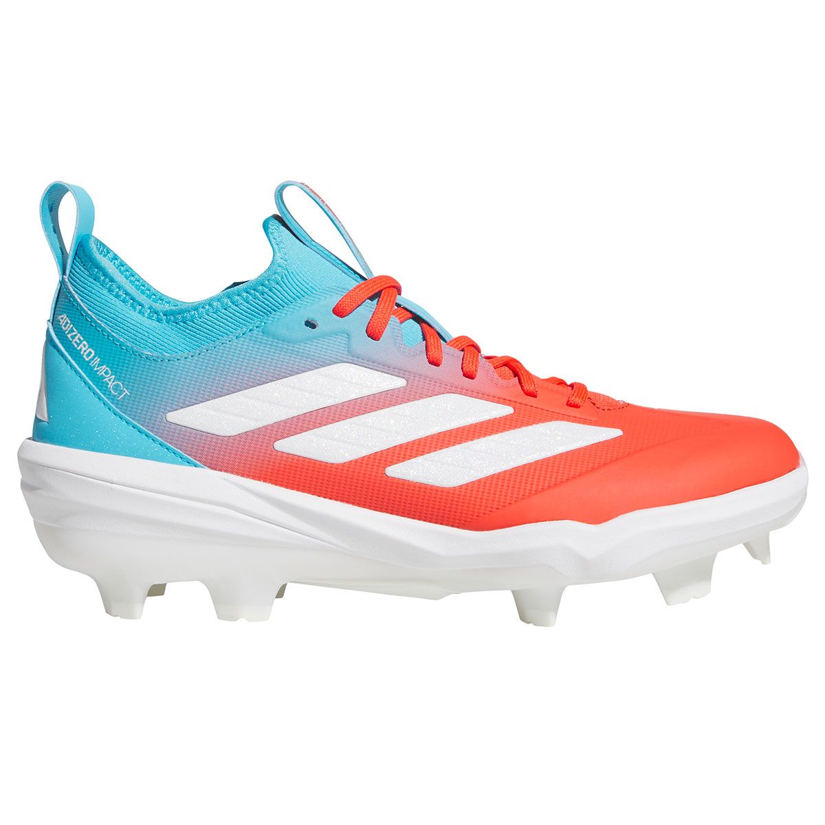 adidas Adizero Impact Candy Teal/Orange TPU Cleats | Better Baseball
