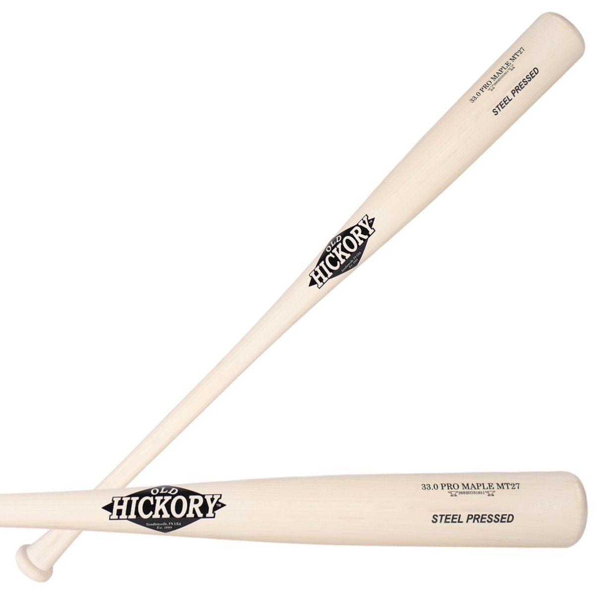 Old Hickory MT27 Mike Trout Steel Pressed Maple Wood Baseball Bat