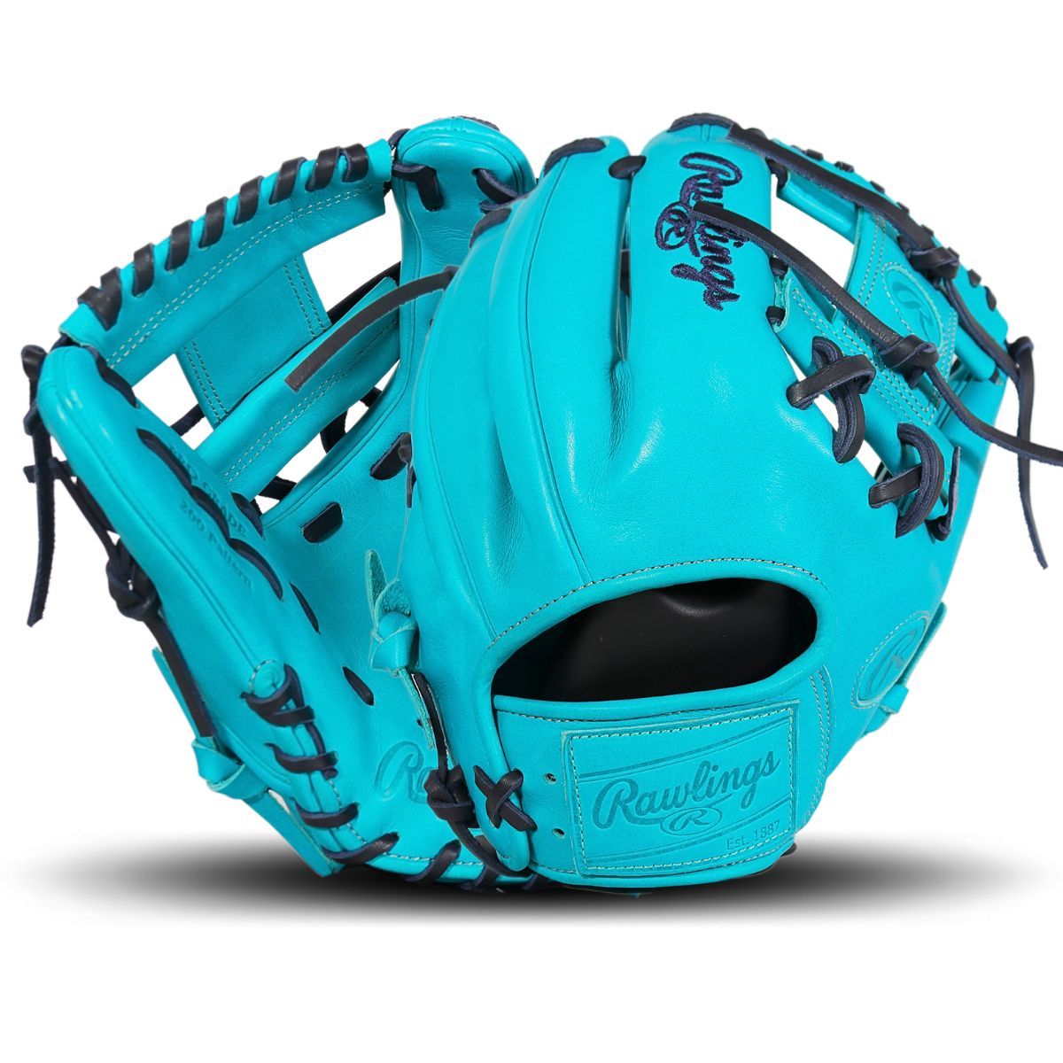 Rawlings Heart of the Hide PRO204 Teal Monochrome 11.5" Infield Glove