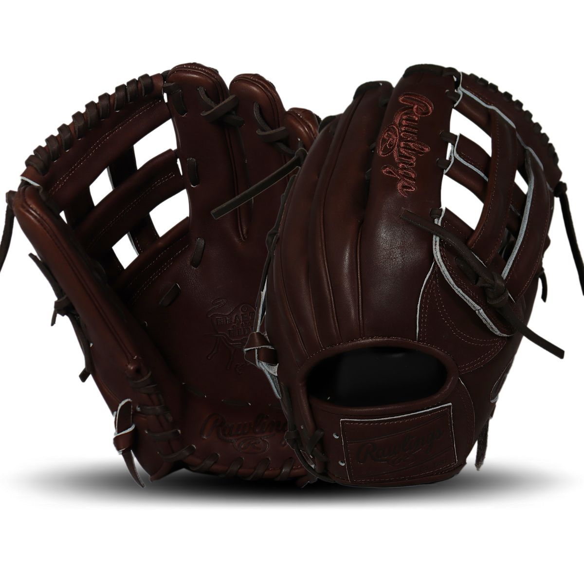 Rawlings Heart of the Hide Chocolate Brown Monochrome 12.75" Outfield Glove