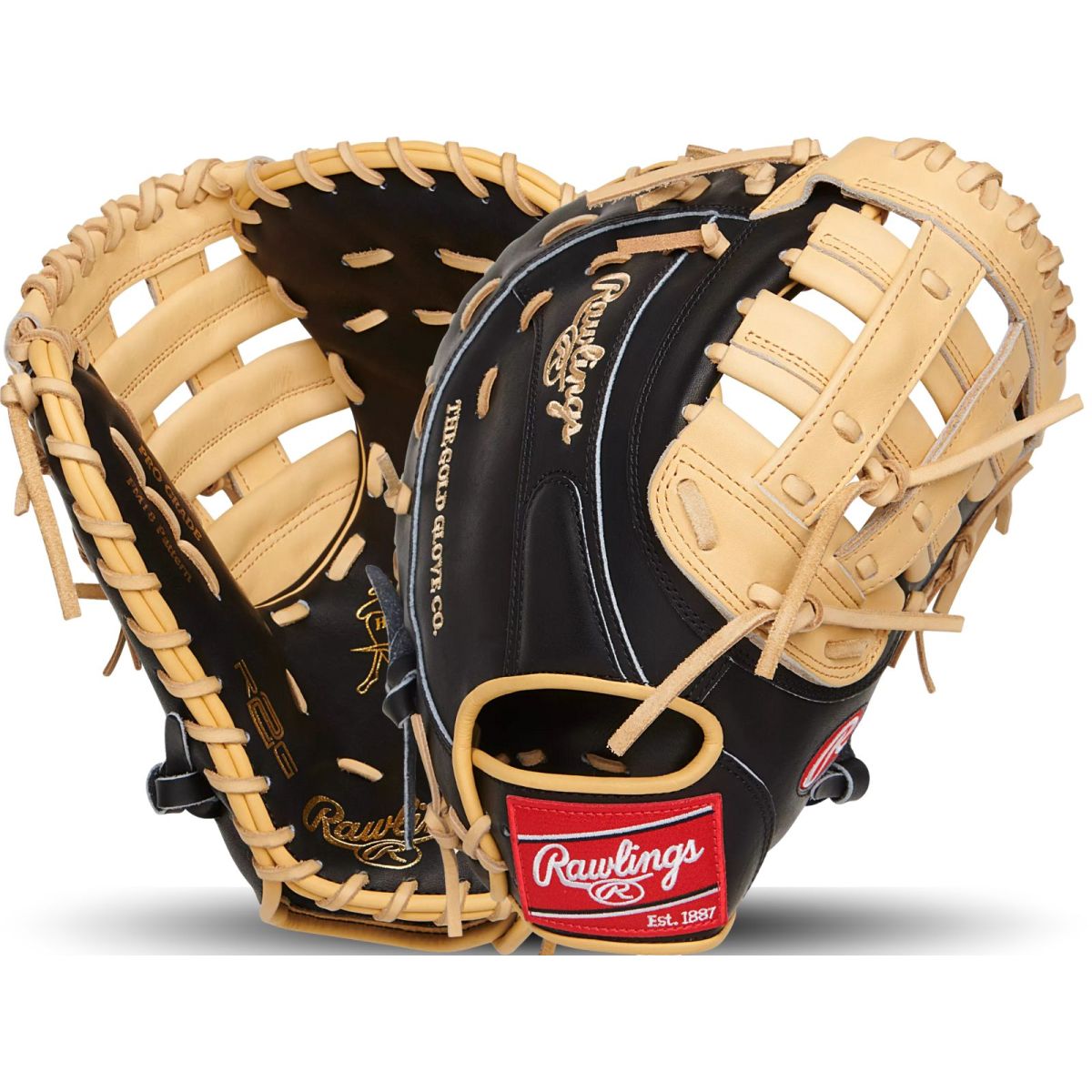 Rawlings R2G Heart of the Hide 12.5'' First Base Mitt: PRORFM18-17B
