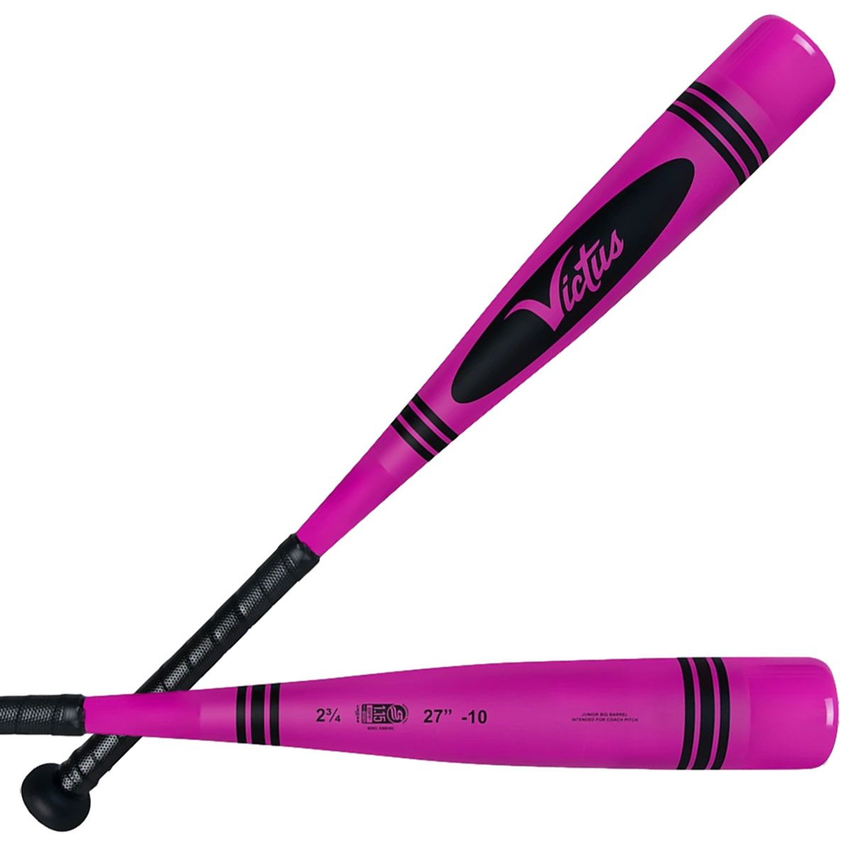 2025 Victus Vibe Pink Crayon Drop 10 JBB Baseball Bat