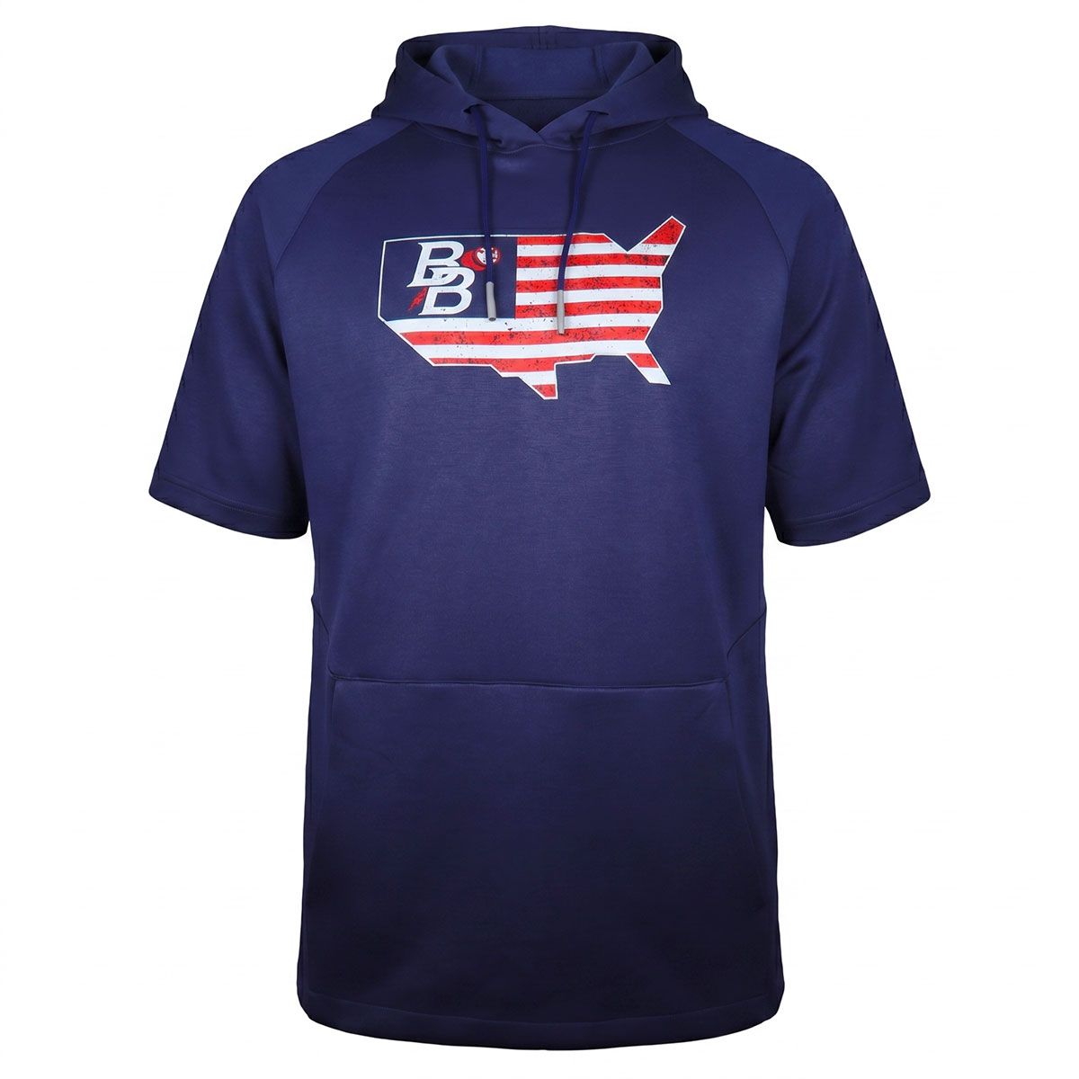 Better Baseball x EvoShield American Flag Short Sleeve Adult Hoodie