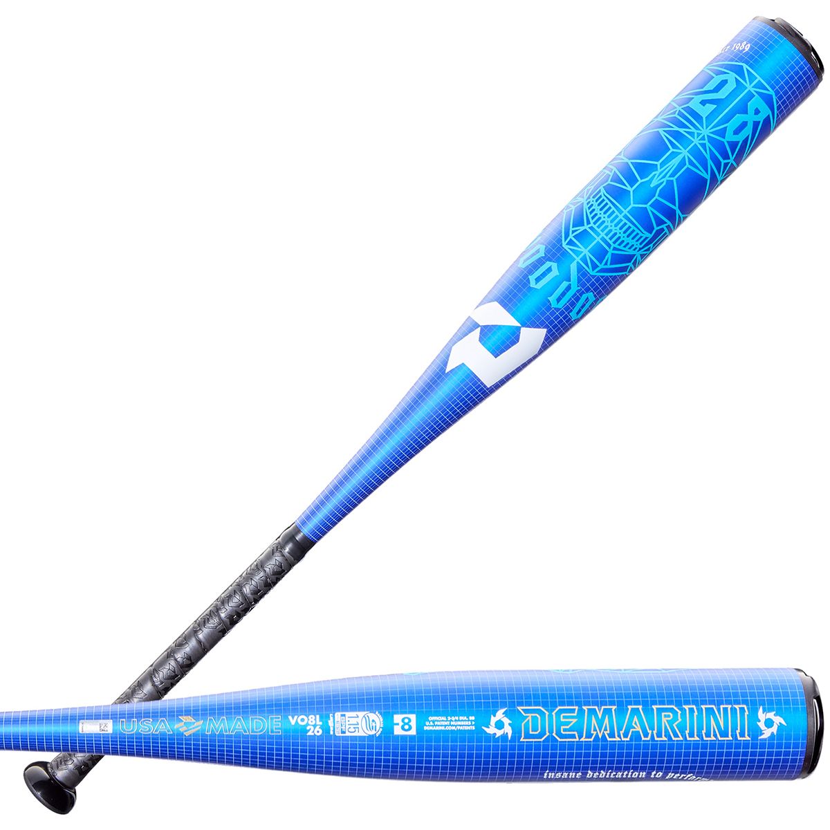 2026 DeMarini Voodoo One Drop 8 USSSA Baseball Bat