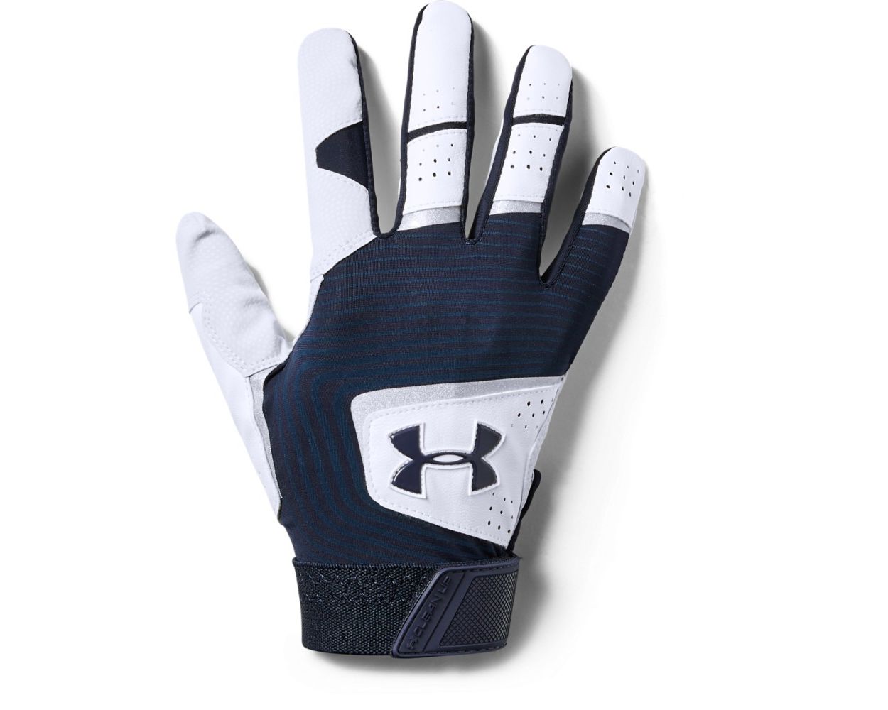 Navy blue under armour batting gloves Clearance