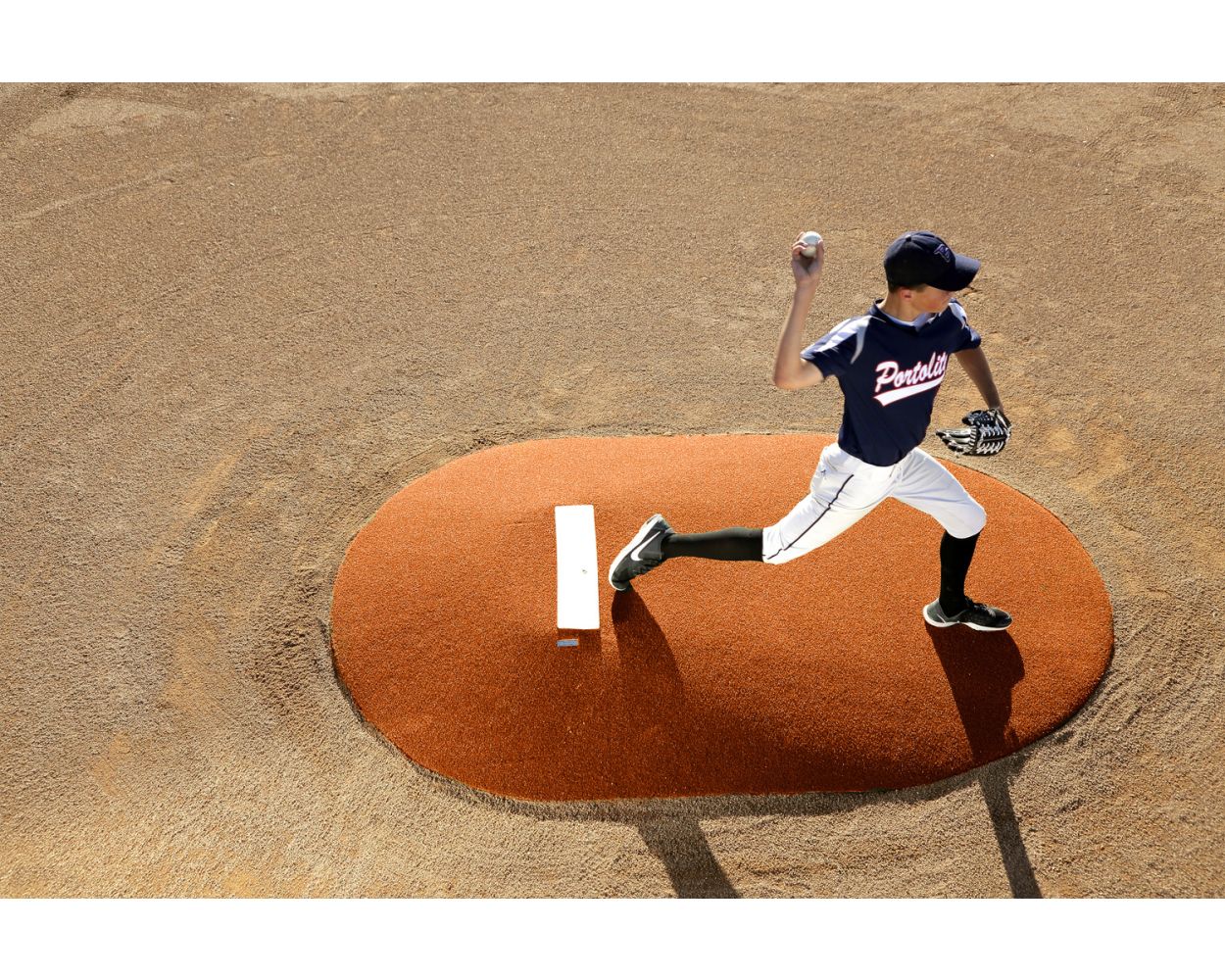 Portolite 6" Clay Full Length Game Mound Better Baseball Better