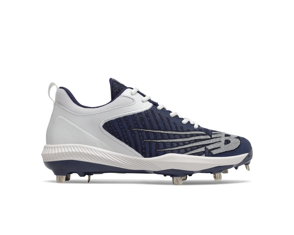 new balance metal baseball cleats navy