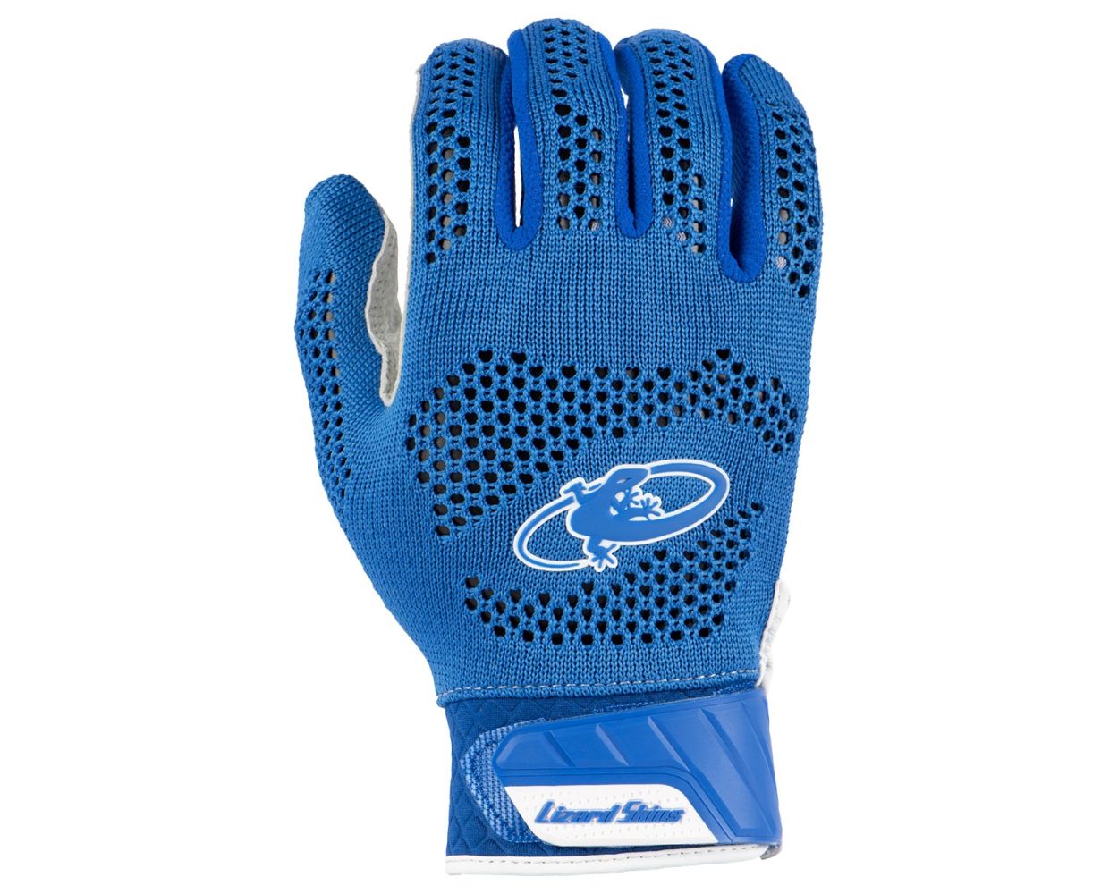 blue batting gloves